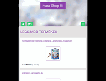 Tablet Screenshot of marashopkft.com
